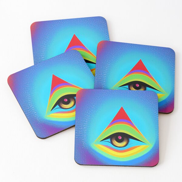 Item preview, All Seeing Eye Abstract Vector Colorful designed and sold by mghtymvrk2040.