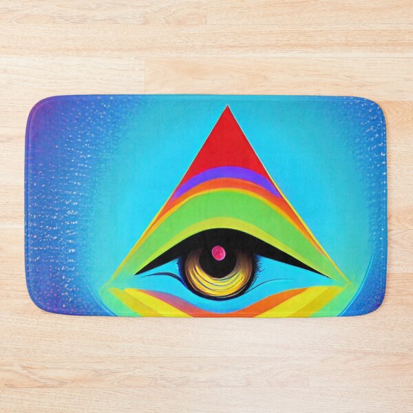 Item preview, All Seeing Eye Abstract Vector Colorful designed and sold by mghtymvrk2040.