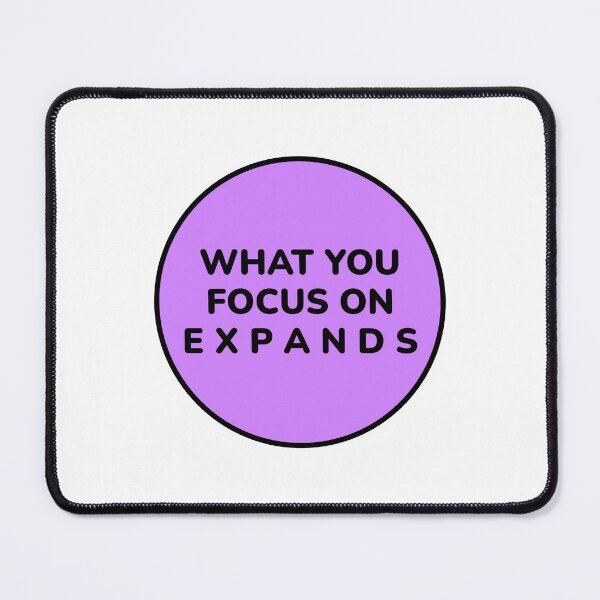 Item preview, Zen Motivation quotes - WHAT YOU FOCUS ON EXPANDS designed and sold by Inspirationmotivation.