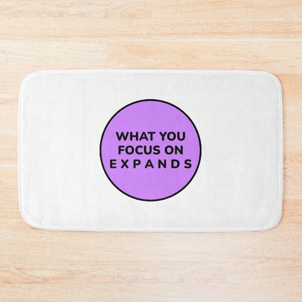 Item preview, Zen Motivation quotes - WHAT YOU FOCUS ON EXPANDS  designed and sold by Inspirationmotivation.