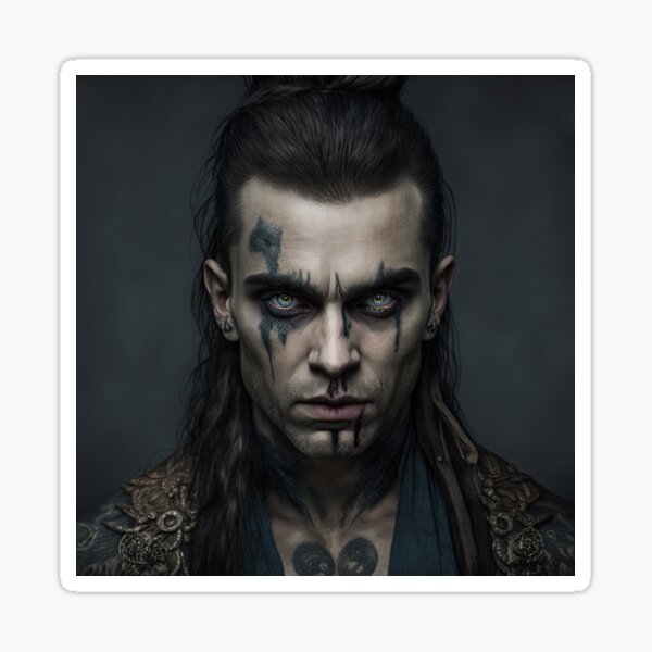 Item preview, Necromancer scary portrait designed and sold by artyficial-.