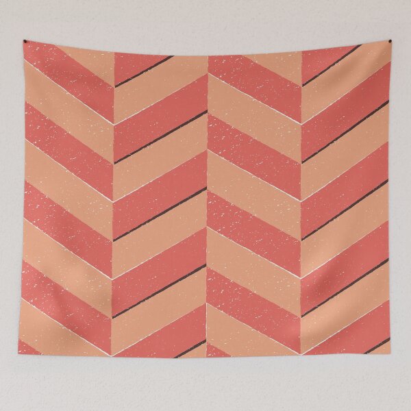 Item preview, Peach and Coral Chevron designed and sold by MaresaIm.