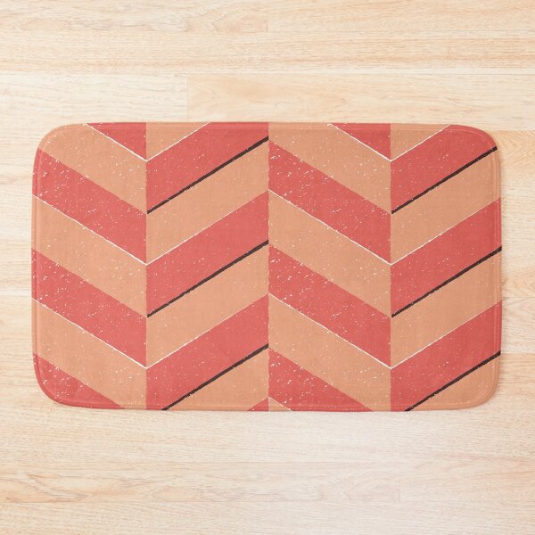 Item preview, Peach and Coral Chevron designed and sold by MaresaIm.