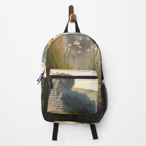 Item preview, Cute panda playing in a river painting/print designed and sold by artyficial-.