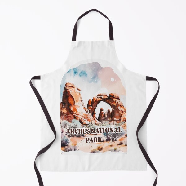 Item preview, Arches National Park Boho Watercolor Arch designed and sold by PikoApparel.