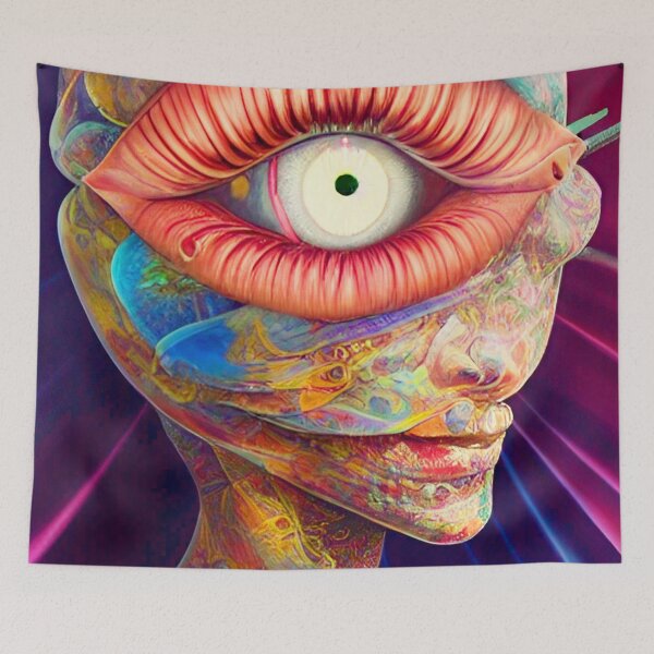 Item preview, All Seeing Eye Humanoid Abstract  designed and sold by mghtymvrk2040.