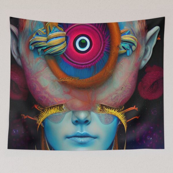 Item preview, All Seeing Eye Organic Brain designed and sold by mghtymvrk2040.