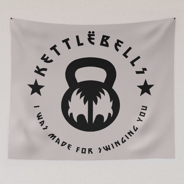 Item preview, Kettlebells: I was made for swinging you designed and sold by TeeMonsters.