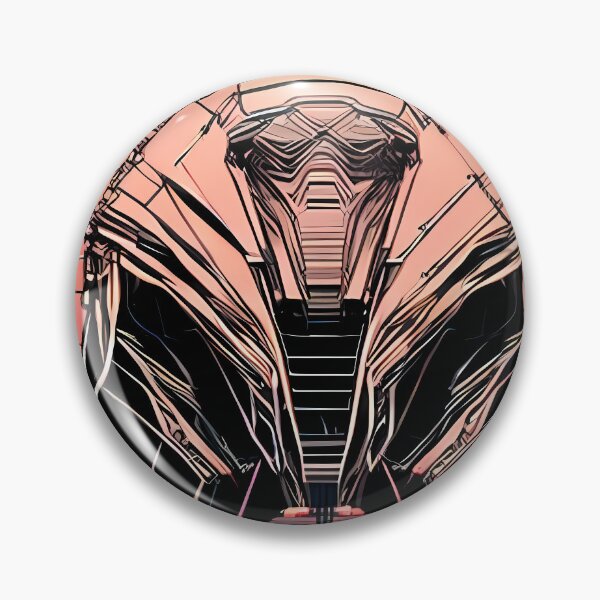Item preview, Egyptian Scarab Beetle Cyberpunk Sticker Design: Futuristic Twist on Ancient Mythology designed and sold by Mytho Merch.