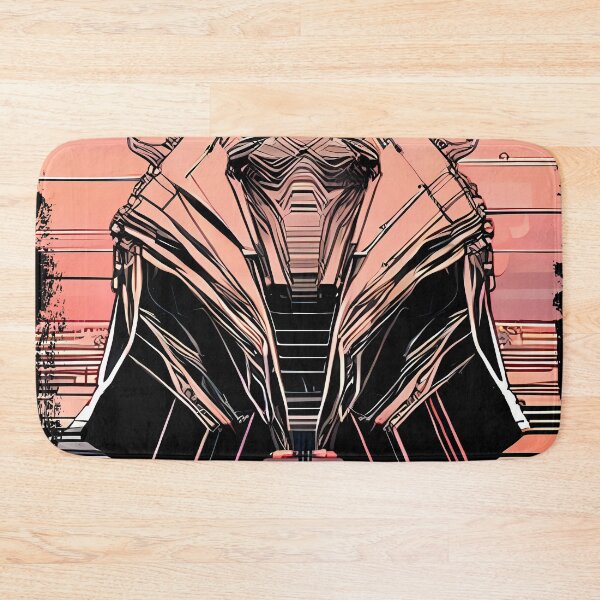 Item preview, Egyptian Scarab Beetle Cyberpunk Sticker Design: Futuristic Twist on Ancient Mythology designed and sold by Mytho Merch.