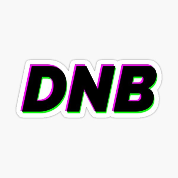 Item preview, DnB - Drum and Bass Glitch Text designed and sold by Lovers and Ravers.