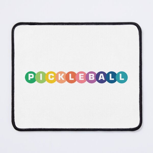 Item preview, Rainbow balls with pickleball written designed and sold by flamendes.