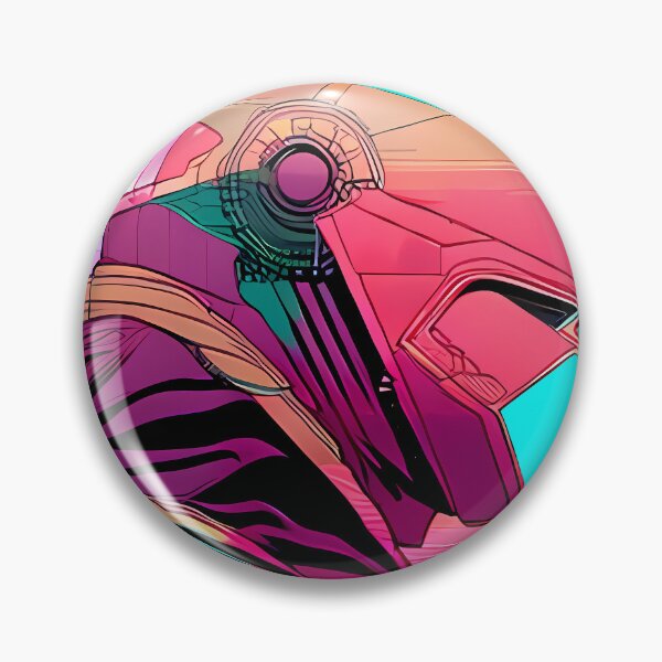 Item preview, Egyptian Scarab Beetle Cyberpunk Sticker Design: Futuristic Twist on Ancient Mythology designed and sold by Mytho Merch.