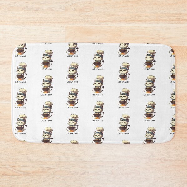 Item preview, Let Him Cook White Cat designed and sold by Necessaire.