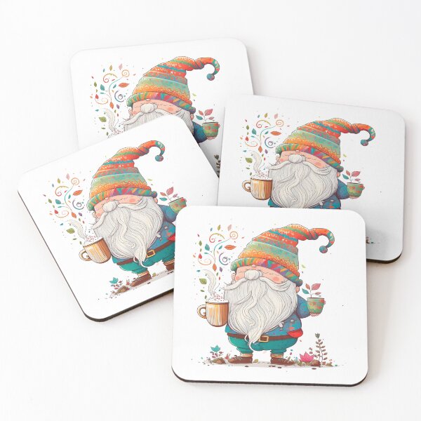 Item preview, Funny Coffee & Gnome Lovers Cute Floral Retro Spring Gardener designed and sold by SecretDicer.