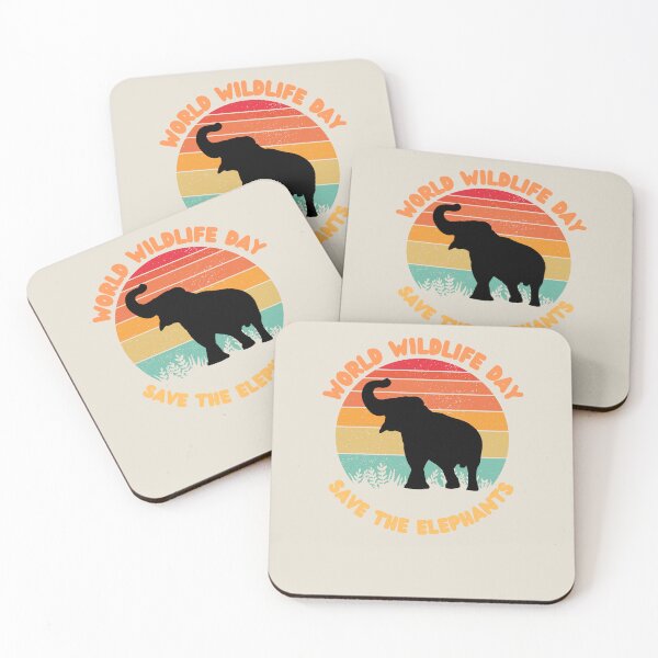 Item preview, World Wildlife Day - Save The Elephants designed and sold by MugsAndDuds.