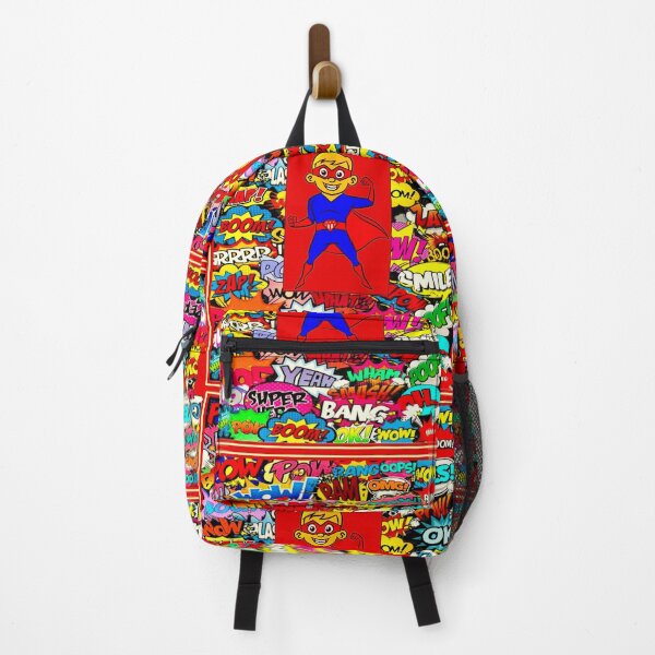 Item preview, SUPERHERO POP ART : Abstract Collage Punching Slang Comic Surreal Print designed and sold by posterbobs.