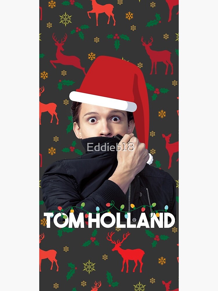 tom holland christmas hat