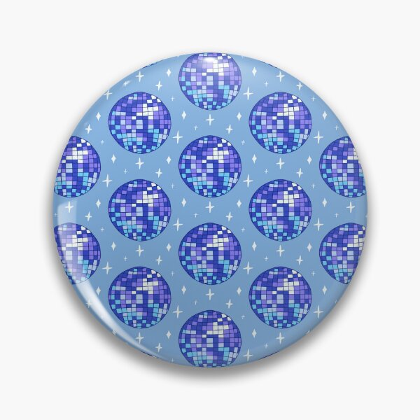 Item preview, Disco Ball Pattern (blue) designed and sold by Design Minds Boutique.