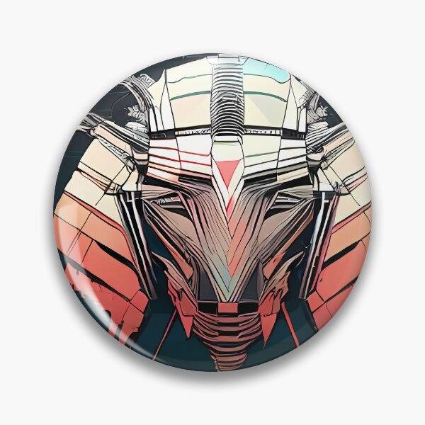 Item preview, Egyptian Scarab Beetle Cyberpunk Sticker Design: Futuristic Twist on Ancient Mythology designed and sold by Mytho Merch.