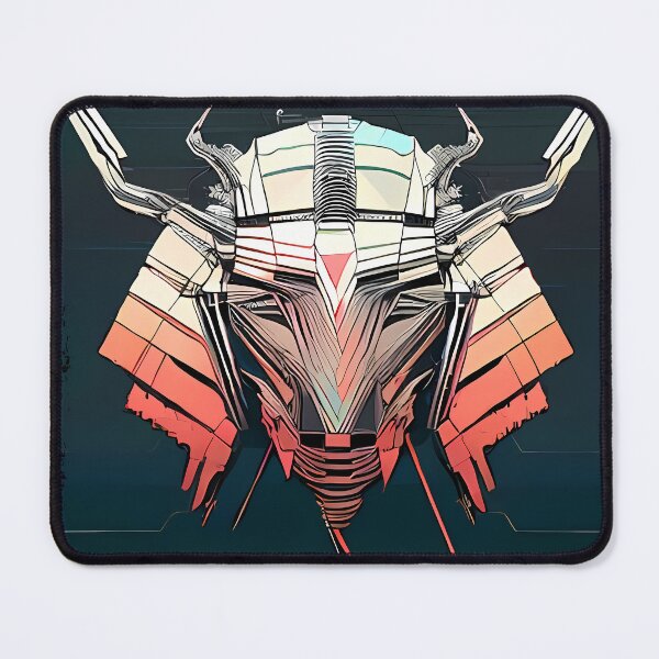 Item preview, Egyptian Scarab Beetle Cyberpunk Sticker Design: Futuristic Twist on Ancient Mythology designed and sold by Mytho Merch.