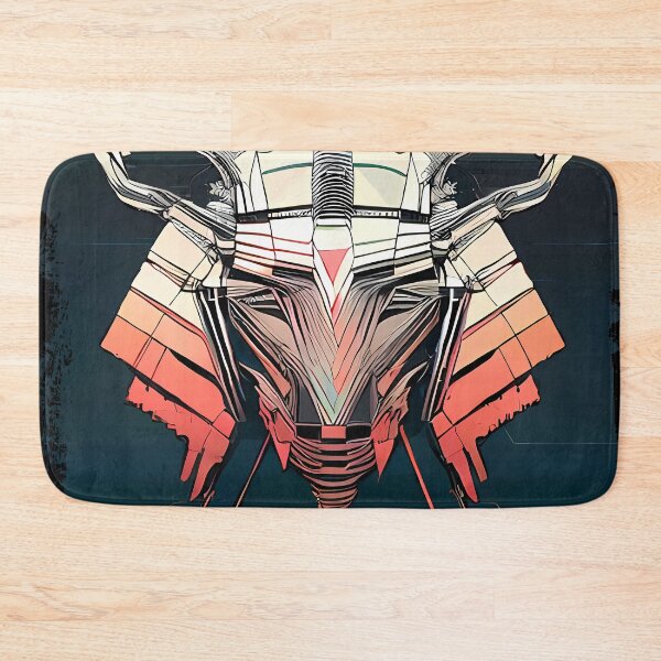 Item preview, Egyptian Scarab Beetle Cyberpunk Sticker Design: Futuristic Twist on Ancient Mythology designed and sold by Mytho Merch.