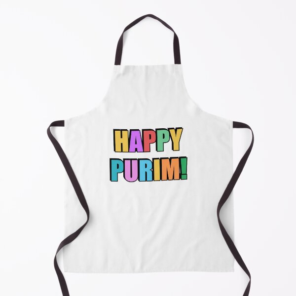 Item preview, HAPPY PURIM Jewish holiday colorful text designed and sold by Inspirationmotivation.