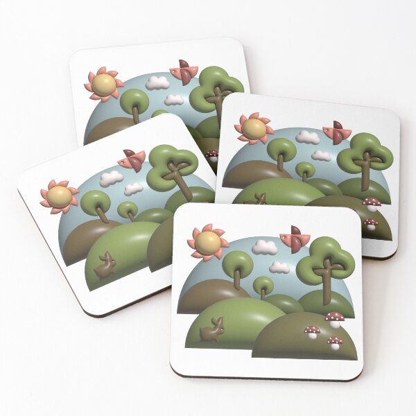 Item preview, Abstract nature forest in 3D designed and sold by EngineerGoC.