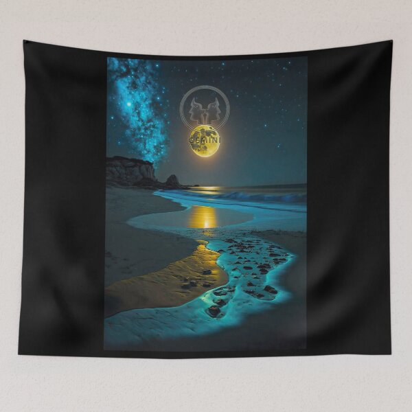 Item preview, Moon with Gemini by The Pianist designed and sold by Fabled-Gallery.