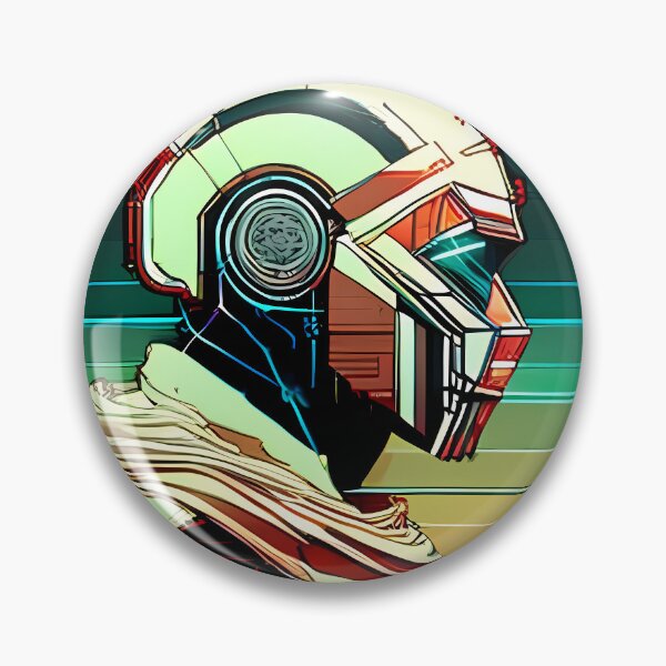 Item preview, Egyptian Scarab Beetle Cyberpunk Sticker Design: Futuristic Twist on Ancient Mythology designed and sold by Mytho Merch.