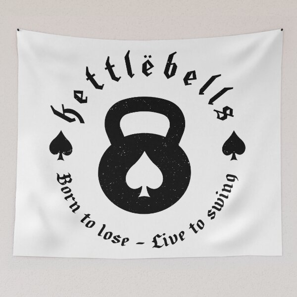 Item preview, Kettlebells: Born to Lose - Live to Swing designed and sold by TeeMonsters.