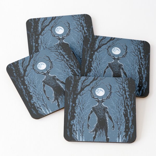 Item preview, Wendigo watching the moon designed and sold by Philip-p22.