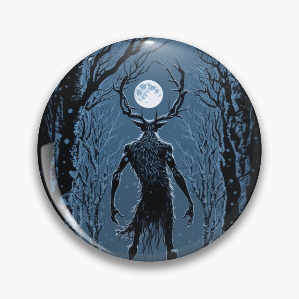Item preview, Wendigo watching the moon designed and sold by Philip-p22.