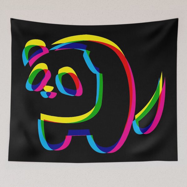 Item preview, CMYK Panda (dark) designed and sold by animinimal.