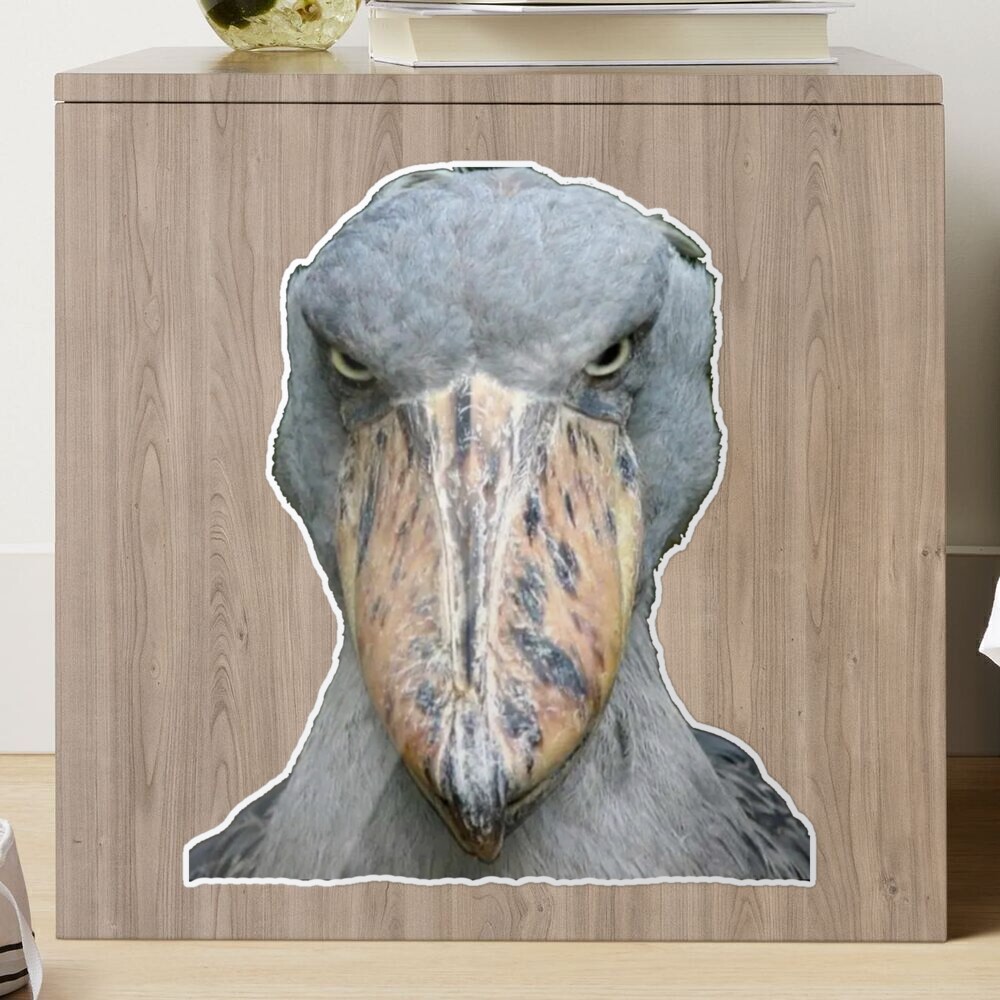 Shoebill Bird Stickers by Mind Wave