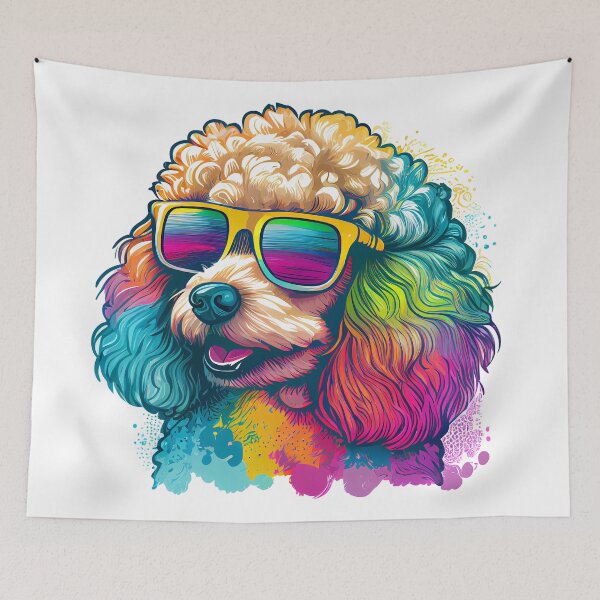 Item preview, Colors of Poodle designed and sold by TourDePassion.