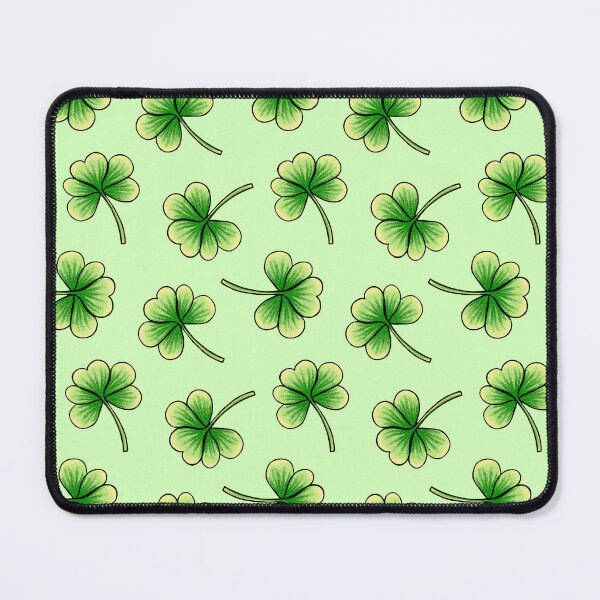 Item preview, Shamrock Clover St Patricks Day Light Green Pattern designed and sold by Julie Erin Designs.