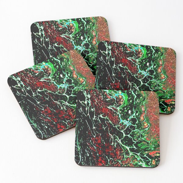Item preview, Eruption Abstract fluid art designed and sold by baksuart.