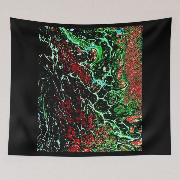 Item preview, Eruption Abstract fluid art designed and sold by baksuart.