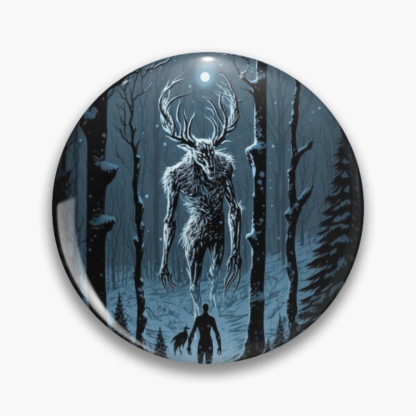 Item preview, Wendigo and man standoff  designed and sold by Philip-p22.