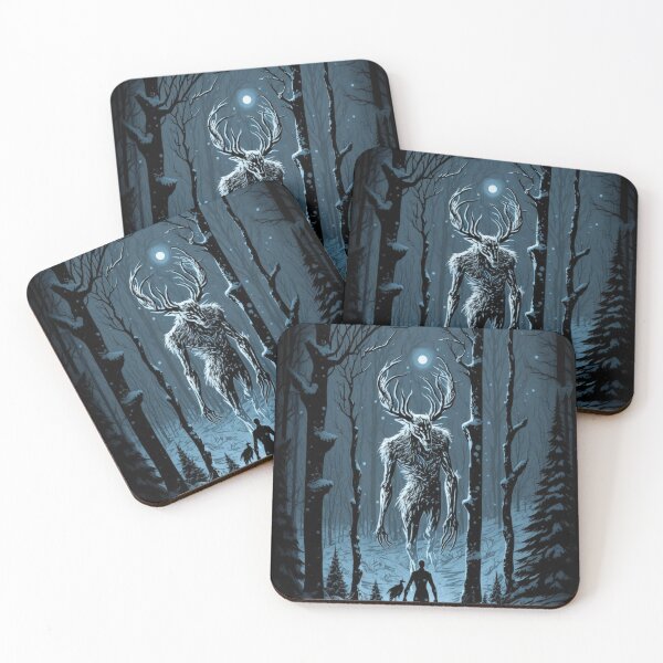 Item preview, Wendigo and man standoff  designed and sold by Philip-p22.