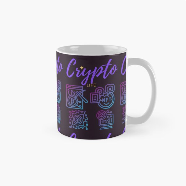 Artikelvorschau, Crypto Life Merch entworfen und verkauft von JusThink.