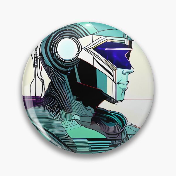 Item preview, Egyptian Scarab Beetle Cyberpunk Sticker Design: Futuristic Twist on Ancient Mythology designed and sold by Mytho Merch.