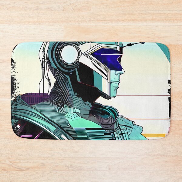 Item preview, Egyptian Scarab Beetle Cyberpunk Sticker Design: Futuristic Twist on Ancient Mythology designed and sold by Mytho Merch.