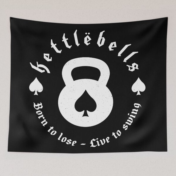 Item preview, Kettlebells - Born to Lose Live to Swing designed and sold by TeeMonsters.