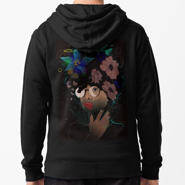 Bouquet Zipped Hoodie