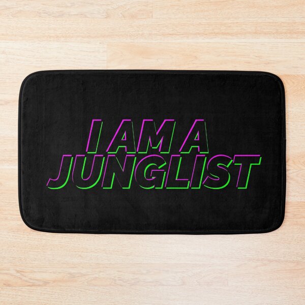 Item preview, I am a Junglist - Drum and Bass Glitch Text Jungle designed and sold by Lovers and Ravers.