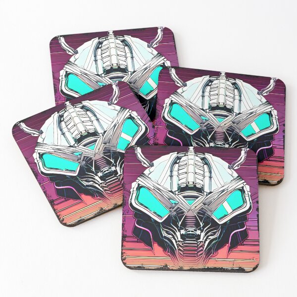 Item preview, Egyptian Scarab Beetle Cyberpunk Sticker Design: Futuristic Twist on Ancient Mythology designed and sold by Mytho Merch.