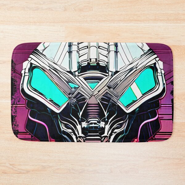 Item preview, Egyptian Scarab Beetle Cyberpunk Sticker Design: Futuristic Twist on Ancient Mythology designed and sold by Mytho Merch.