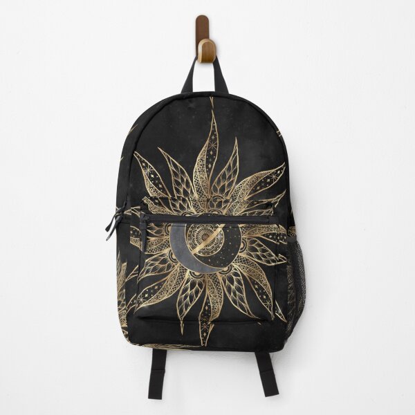 Item preview, Modern Gold Sun Moon Planet Universe Mandala designed and sold by NdesignTrend.